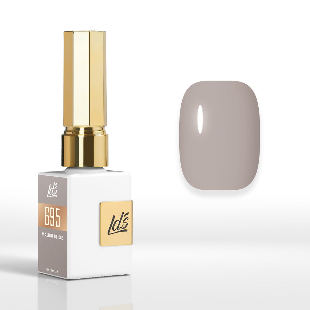 LDS Color Craze Gel Nail Polish - 695 Malibu Beige - 0.5oz - DTK Nail Supply