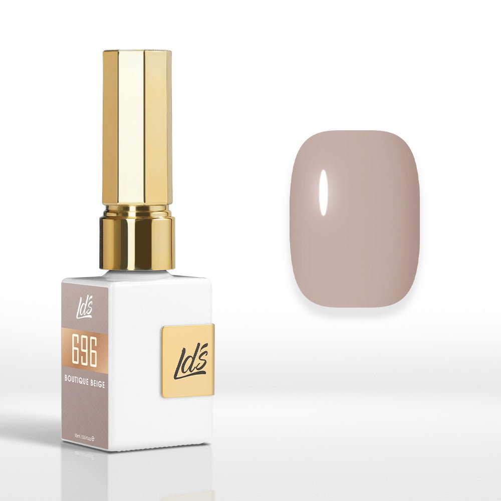LDS Color Craze Gel Nail Polish - 696 Boutique Beige - 0.5oz - DTK Nail Supply