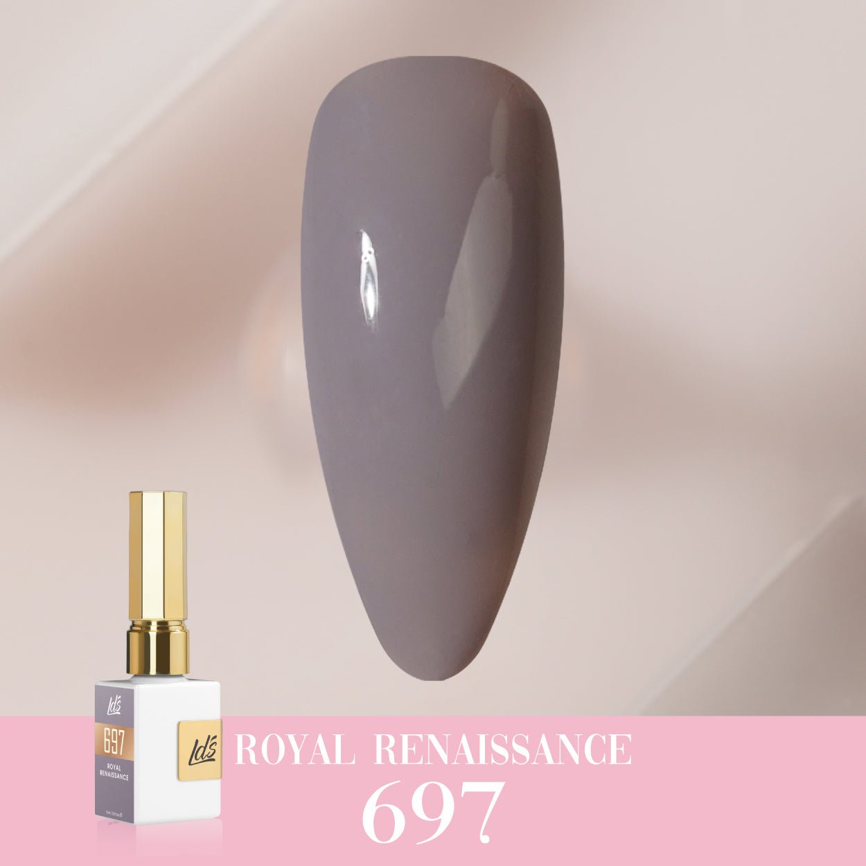 LDS Color Craze Gel Nail Polish - 697 Royal Renaissance - 0.5oz - DTK Nail Supply