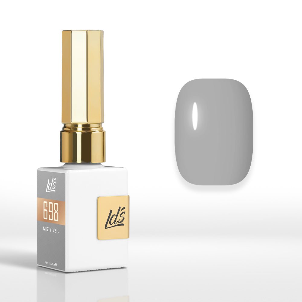 LDS Color Craze Gel Nail Polish - 698 Misty Veil - 0.5oz - DTK Nail Supply