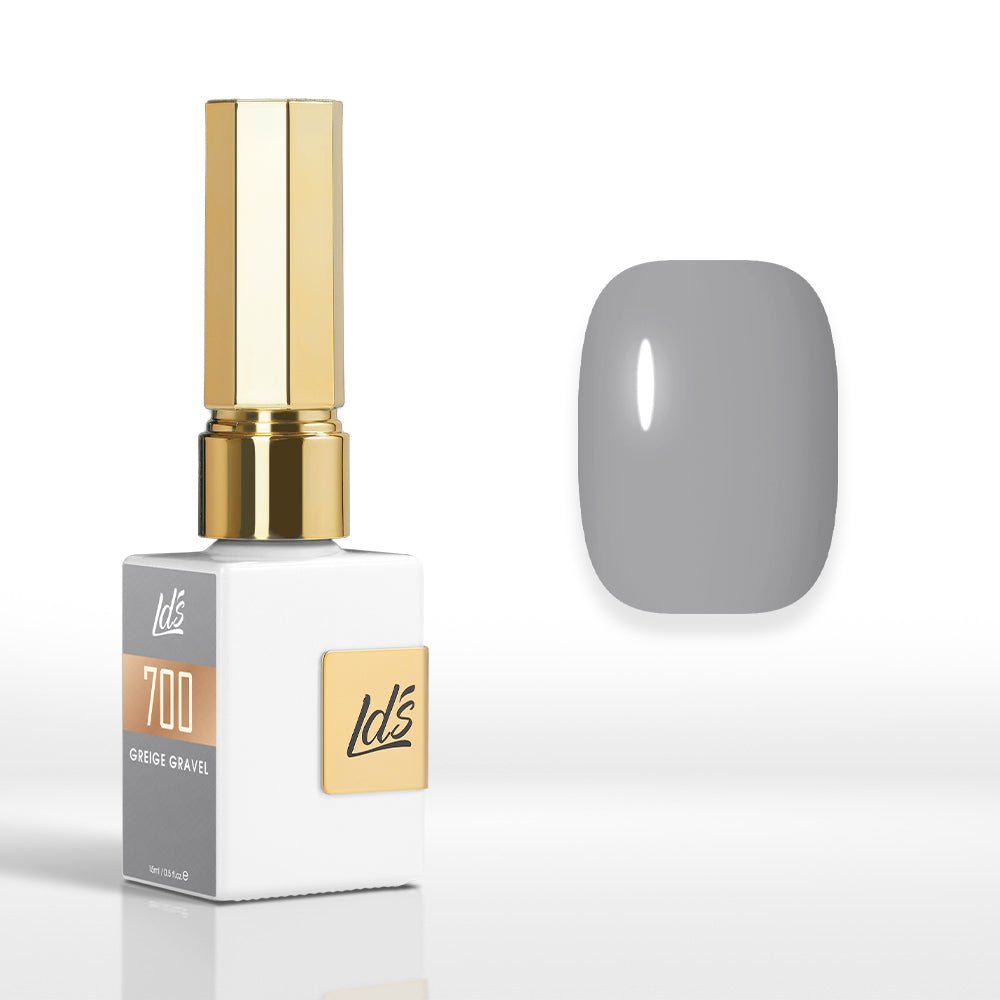 LDS Color Craze Gel Nail Polish - 700 Greige Gravel - 0.5oz - DTK Nail Supply