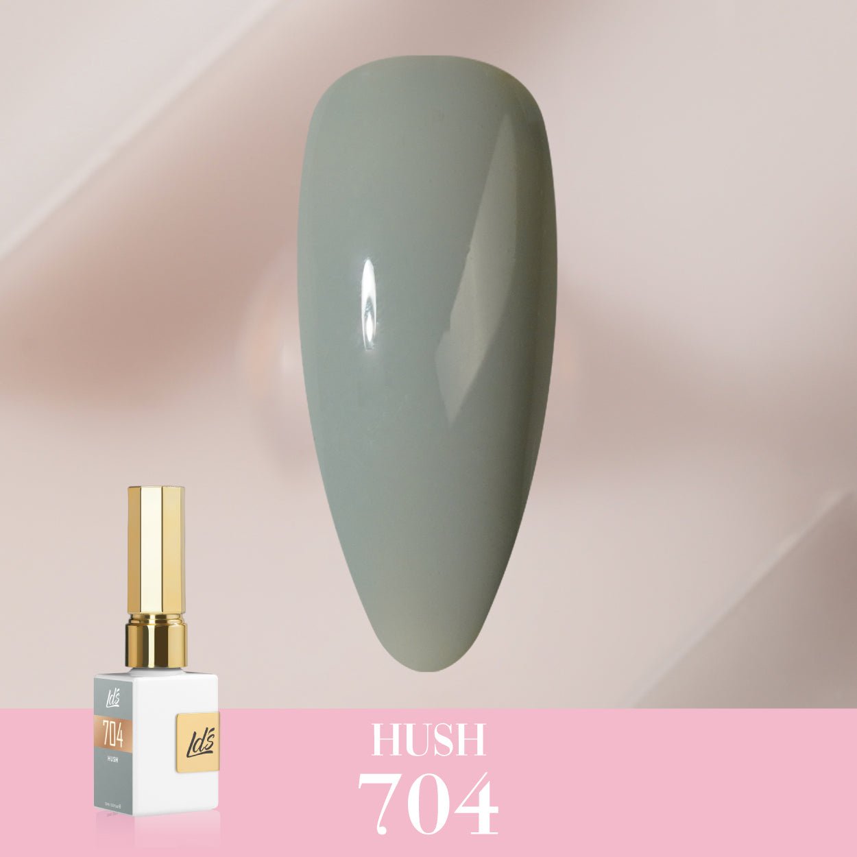 LDS Color Craze Gel Nail Polish - 704 Hush - 0.5oz - DTK Nail Supply