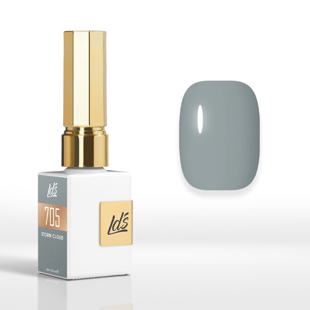 LDS Color Craze Gel Nail Polish - 705 Storm Cloud - 0.5oz - DTK Nail Supply