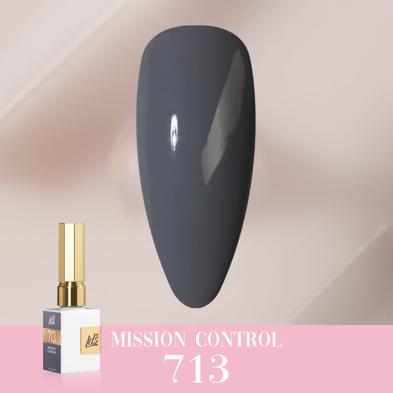 LDS Color Craze Gel Nail Polish - 713 Mission Control - 0.5oz - DTK Nail Supply