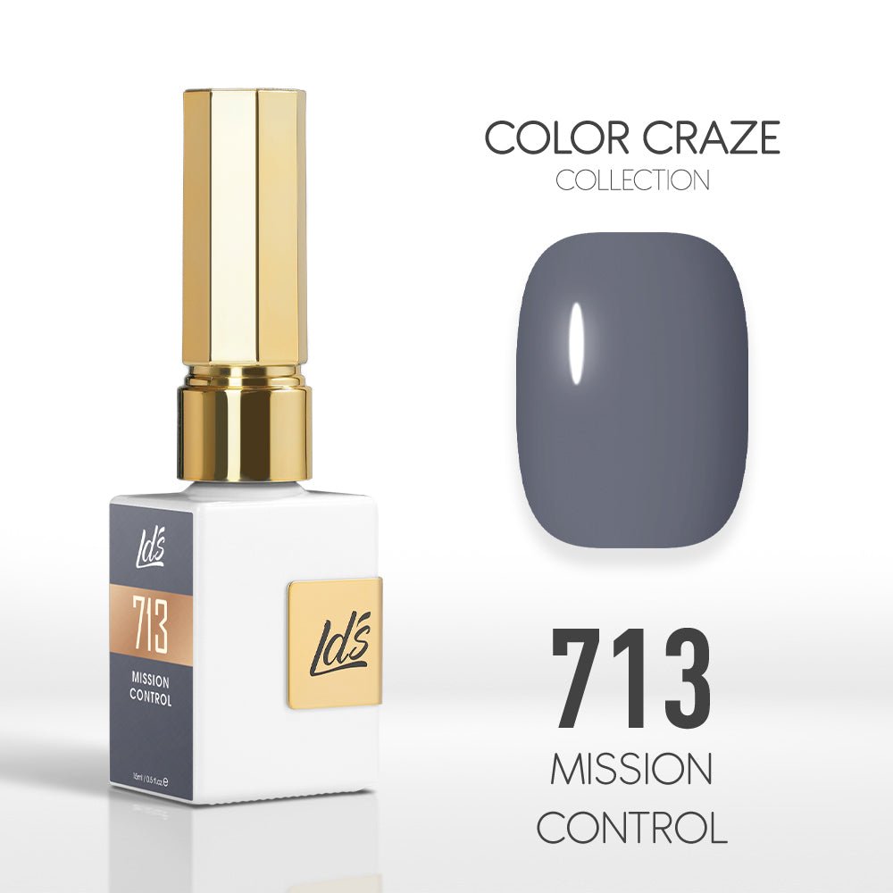 LDS Color Craze Gel Nail Polish - 713 Mission Control - 0.5oz - DTK Nail Supply