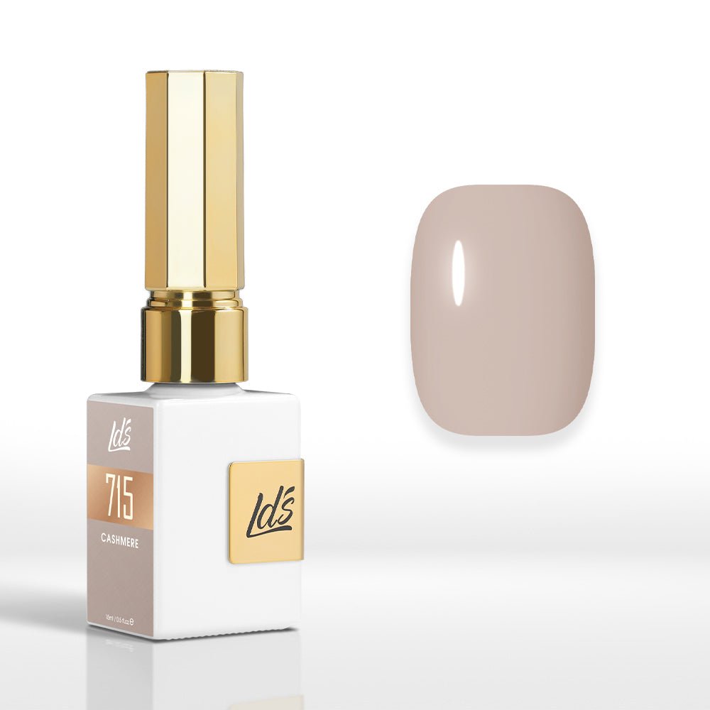 LDS Color Craze Gel Nail Polish - 715 Cashmere - 0.5oz - DTK Nail Supply