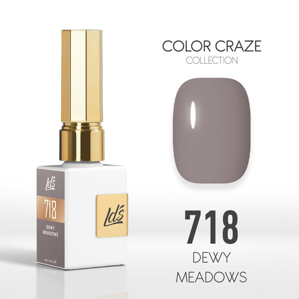 LDS Color Craze Gel Nail Polish - 718 Dewy Meadows - 0.5oz - DTK Nail Supply
