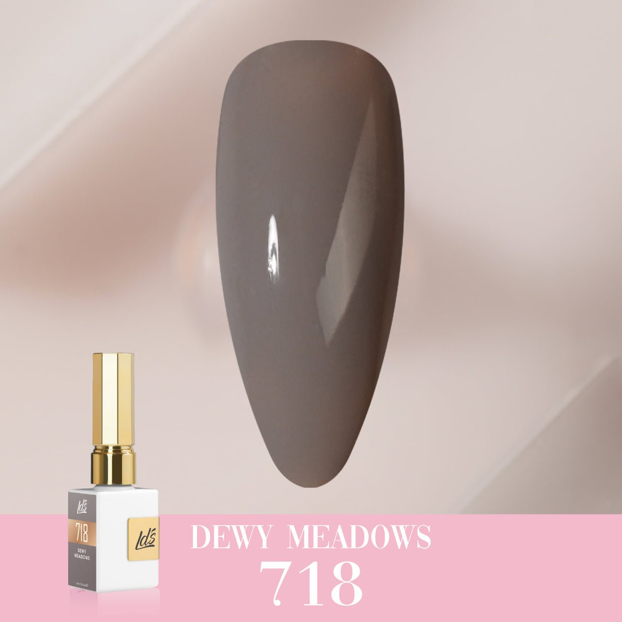 LDS Color Craze Gel Nail Polish - 718 Dewy Meadows - 0.5oz - DTK Nail Supply