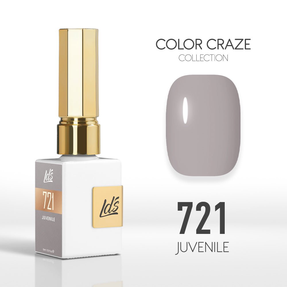 LDS Color Craze Gel Nail Polish - 721 Juvenile - 0.5oz - DTK Nail Supply