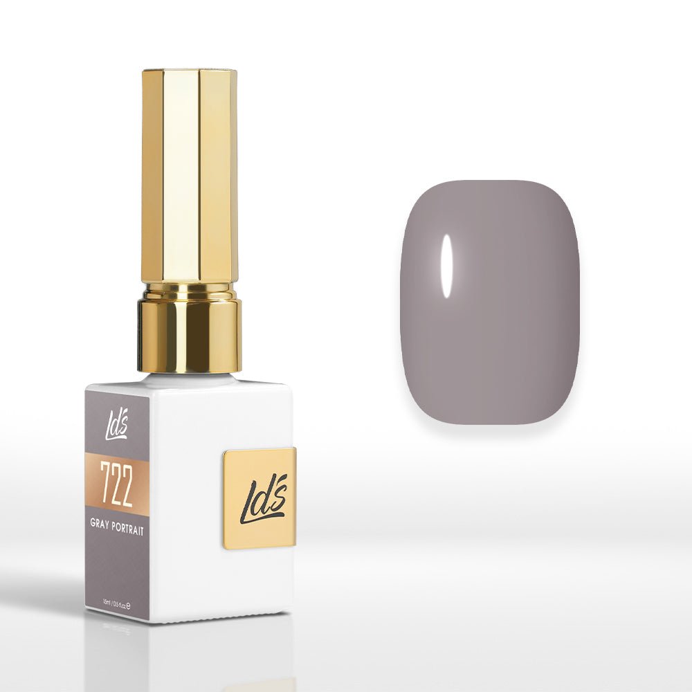 LDS Color Craze Gel Nail Polish - 722 Gray Portrait - 0.5oz - DTK Nail Supply