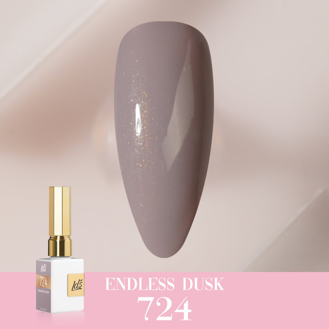 LDS Color Craze Gel Nail Polish - 724 Endless Dusk - 0.5oz - DTK Nail Supply