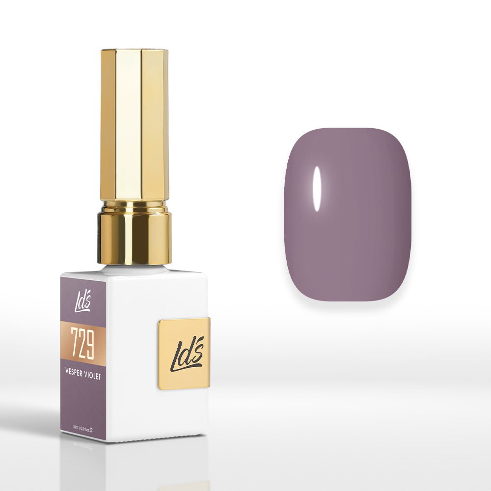 LDS Color Craze Gel Nail Polish - 729 Vesper Violet - 0.5oz - DTK Nail Supply