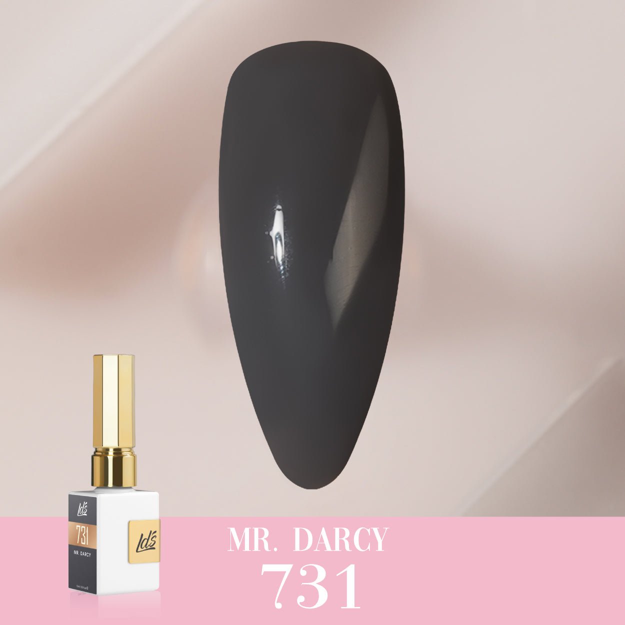 LDS Color Craze Gel Nail Polish - 731 Mr. Darcy - 0.5oz - DTK Nail Supply