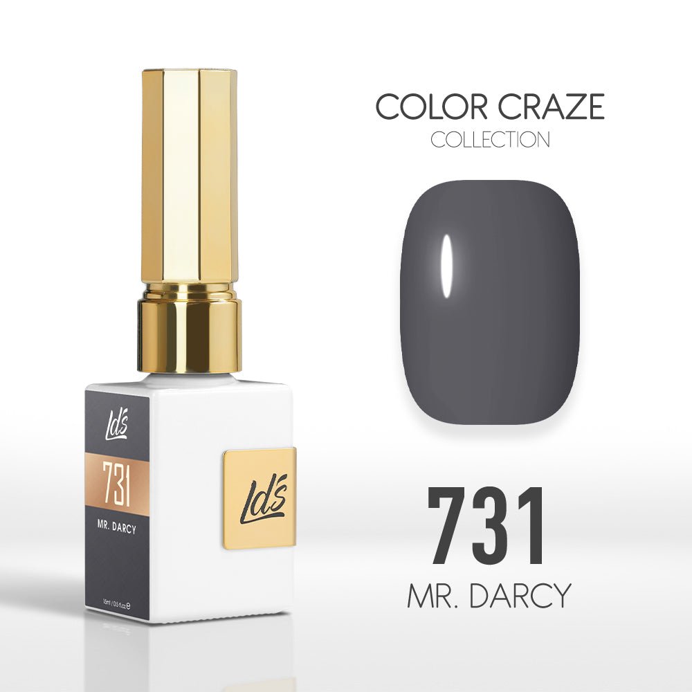 LDS Color Craze Gel Nail Polish - 731 Mr. Darcy - 0.5oz - DTK Nail Supply