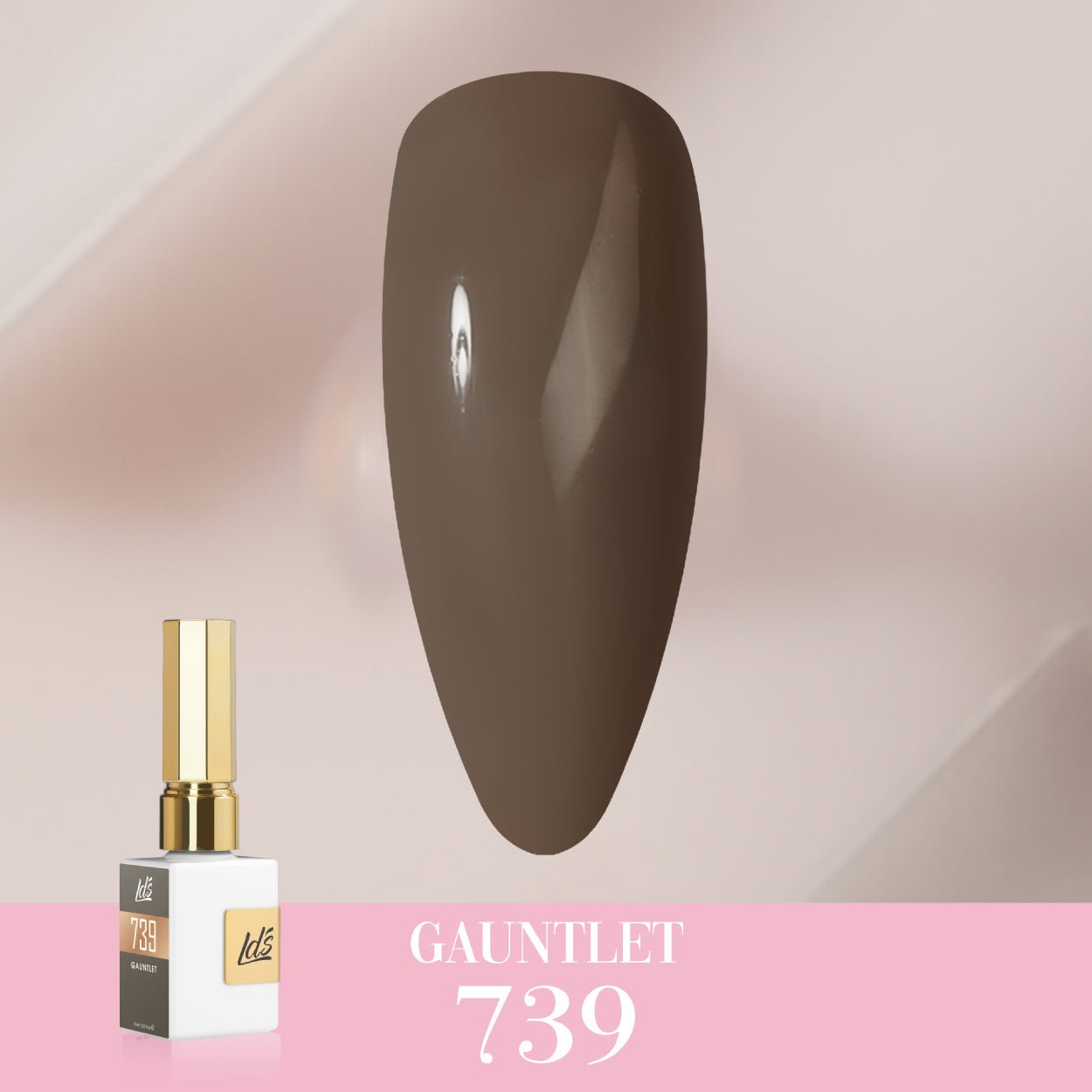 LDS Color Craze Gel Nail Polish - 739 Gauntlet - 0.5oz - DTK Nail Supply