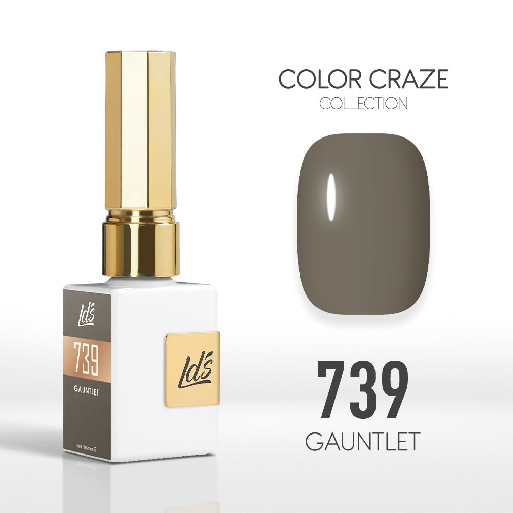 LDS Color Craze Gel Nail Polish - 739 Gauntlet - 0.5oz - DTK Nail Supply