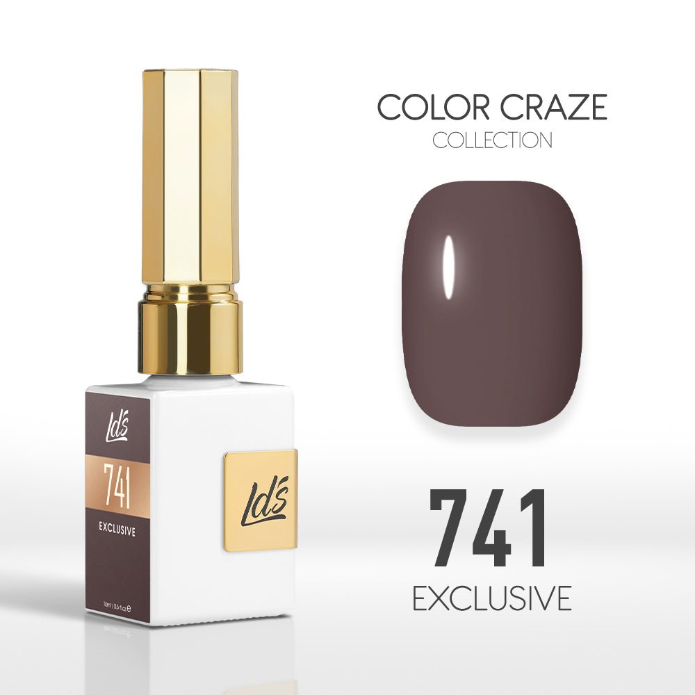 LDS Color Craze Gel Nail Polish - 741 Exclusive - 0.5oz - DTK Nail Supply