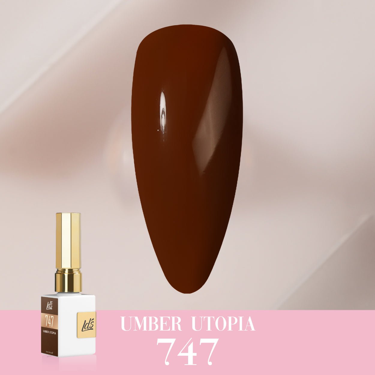 LDS Color Craze Gel Nail Polish - 747 Umber Utopia - 0.5oz - DTK Nail Supply