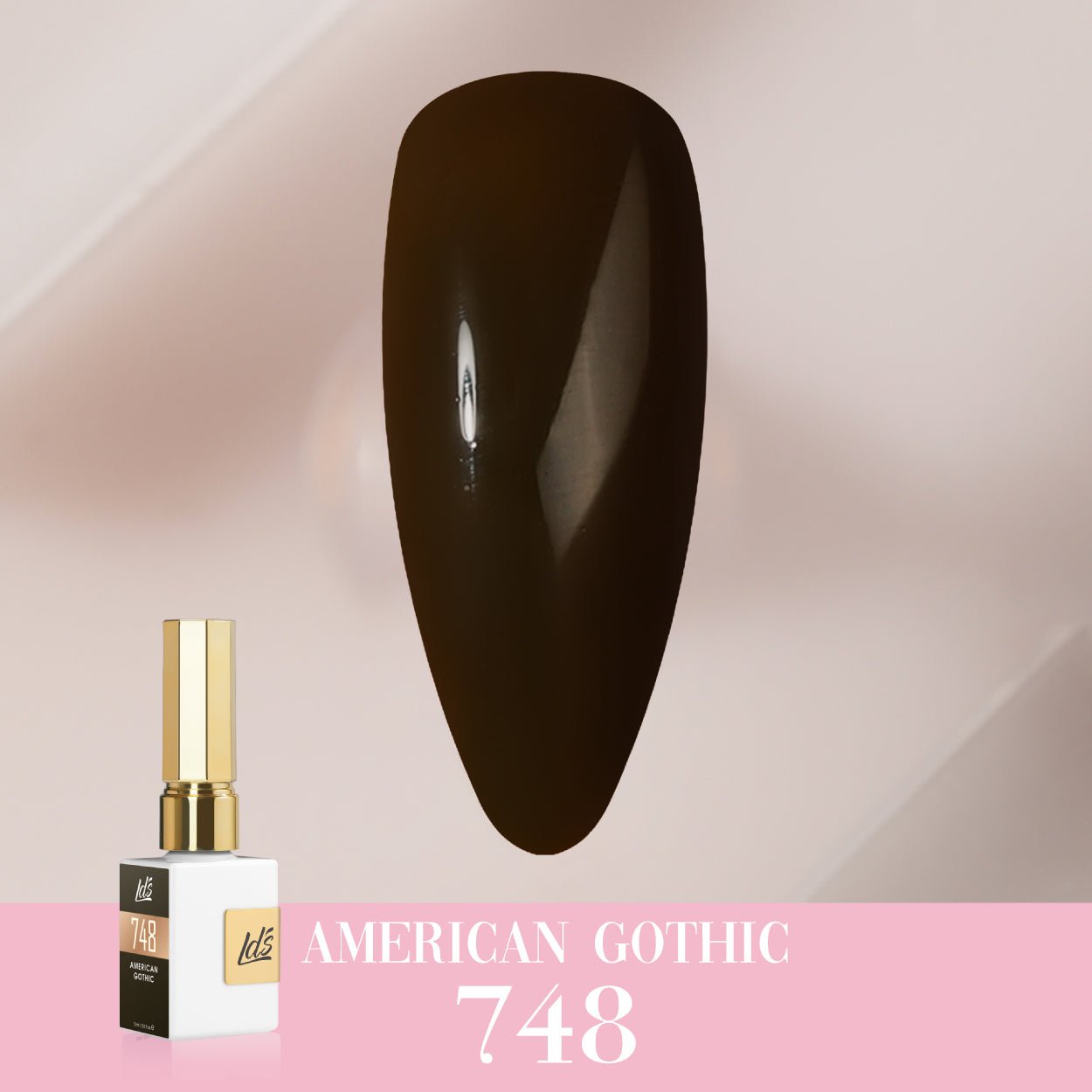 LDS Color Craze Gel Nail Polish - 748 American Gothic - 0.5oz - DTK Nail Supply