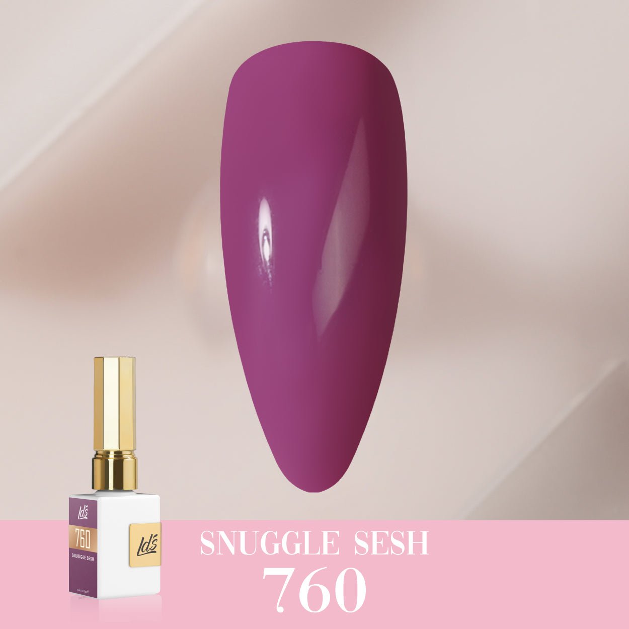 LDS Color Craze Gel Nail Polish - 760 Snuggle Sesh - 0.5oz - DTK Nail Supply