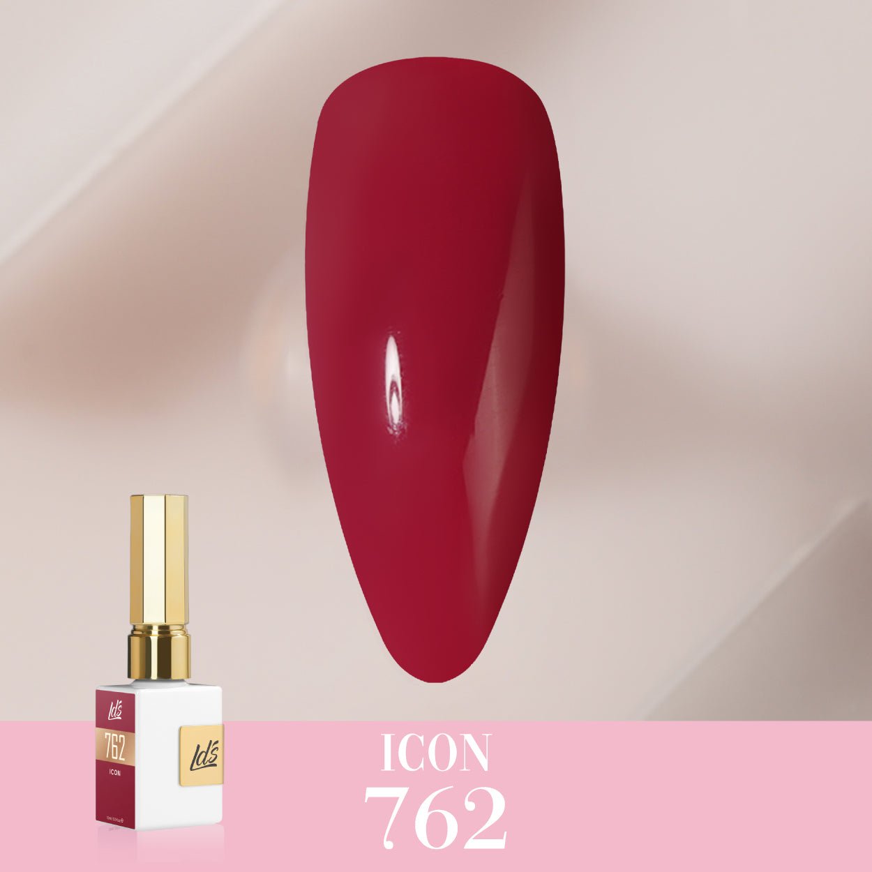 LDS Color Craze Gel Nail Polish - 762 Icon - 0.5oz - DTK Nail Supply