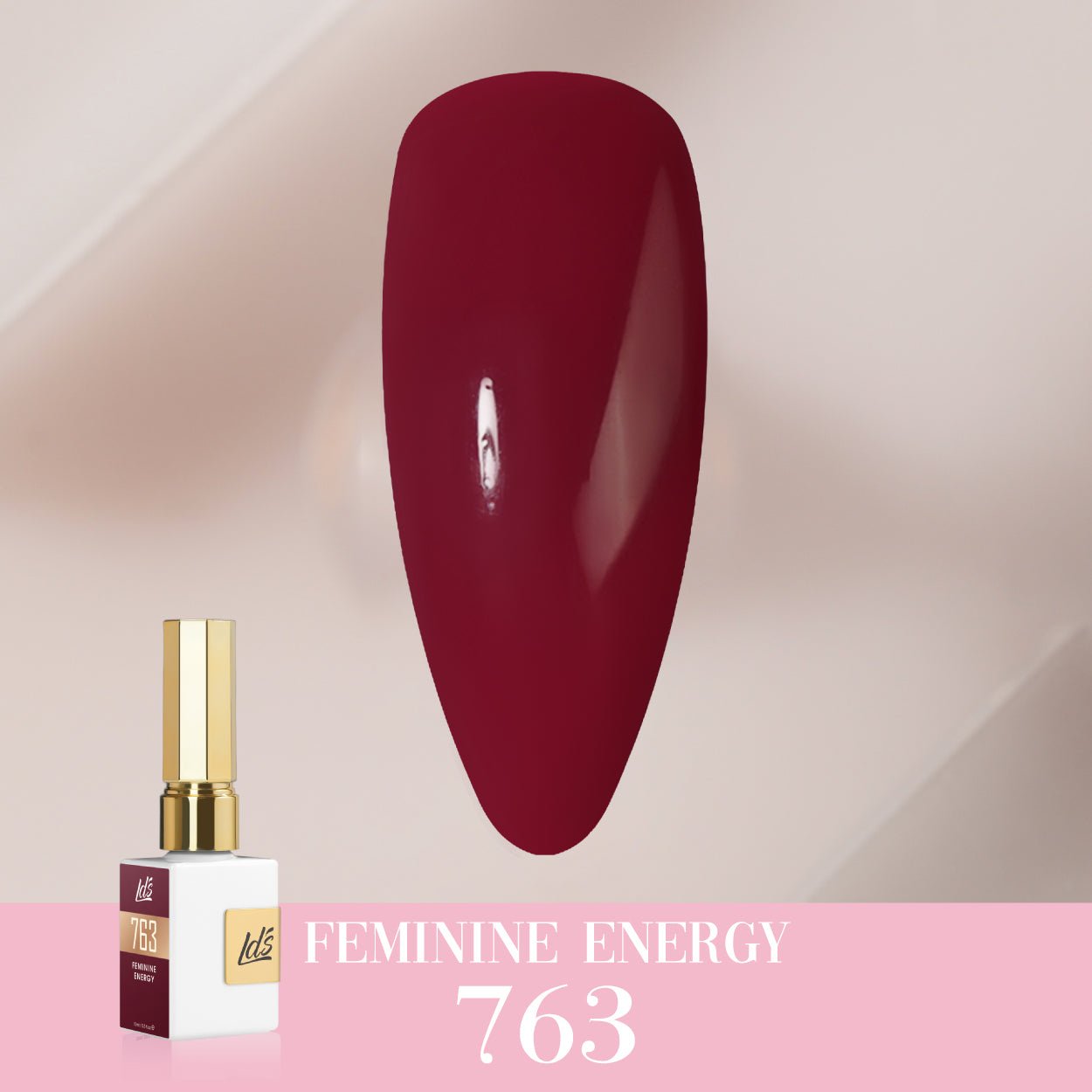 LDS Color Craze Gel Nail Polish - 763 Feminine Energy - 0.5oz - DTK Nail Supply