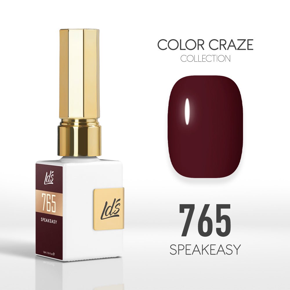 LDS Color Craze Gel Nail Polish - 765 Speakeasy - 0.5oz - DTK Nail Supply