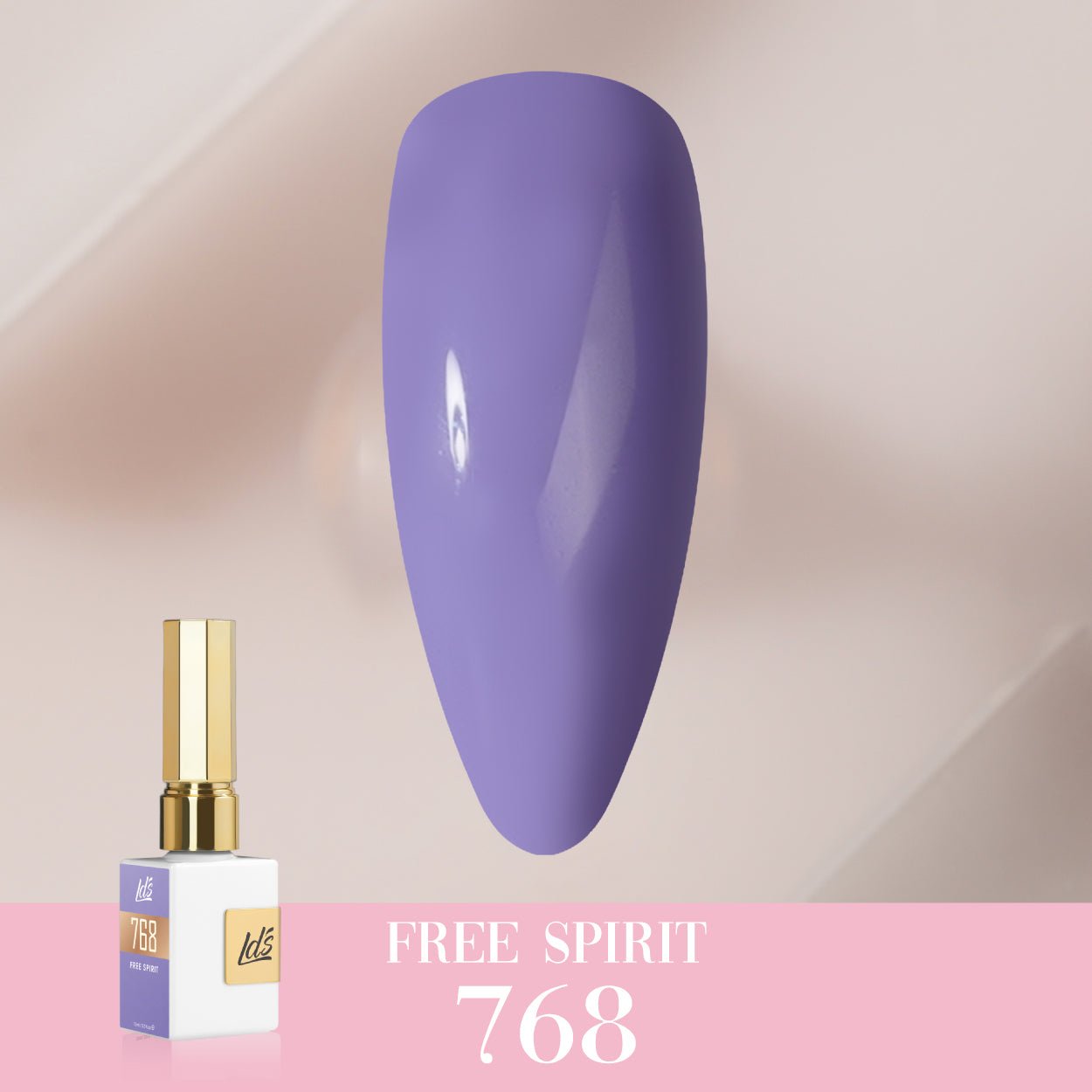LDS Color Craze Gel Nail Polish - 768 Free Spirit - 0.5oz - DTK Nail Supply