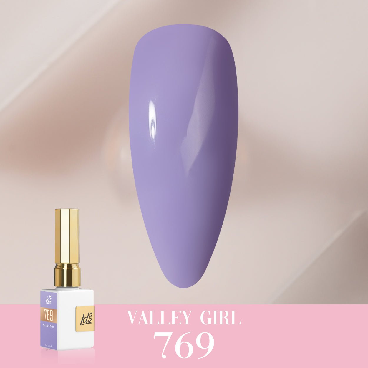 LDS Color Craze Gel Nail Polish - 769 Valley Girl - 0.5oz - DTK Nail Supply