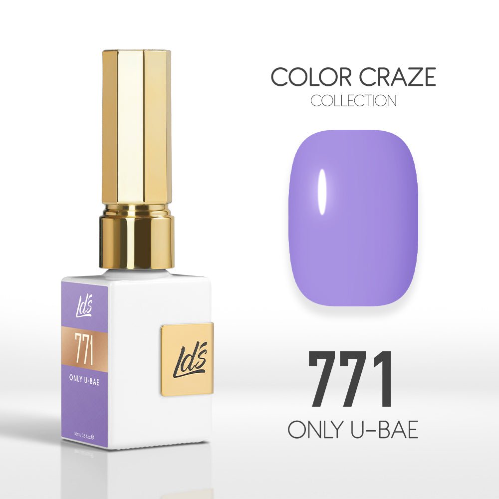 LDS Color Craze Gel Nail Polish - 771 Only U - Bae - 0.5oz - DTK Nail Supply