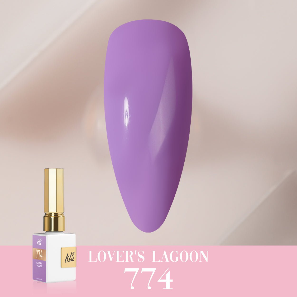 LDS Color Craze Gel Nail Polish - 774 Lover's Lagoon - 0.5oz - DTK Nail Supply
