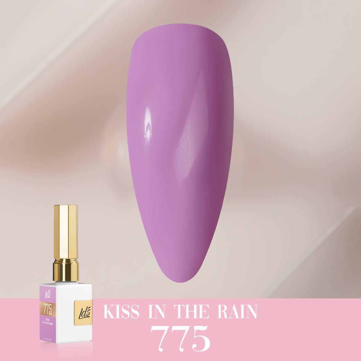LDS Color Craze Gel Nail Polish - 775 Kiss in the Rain - 0.5oz - DTK Nail Supply
