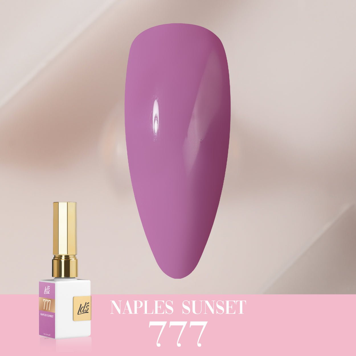 LDS Color Craze Gel Nail Polish - 777 Naples Sunset - 0.5oz - DTK Nail Supply