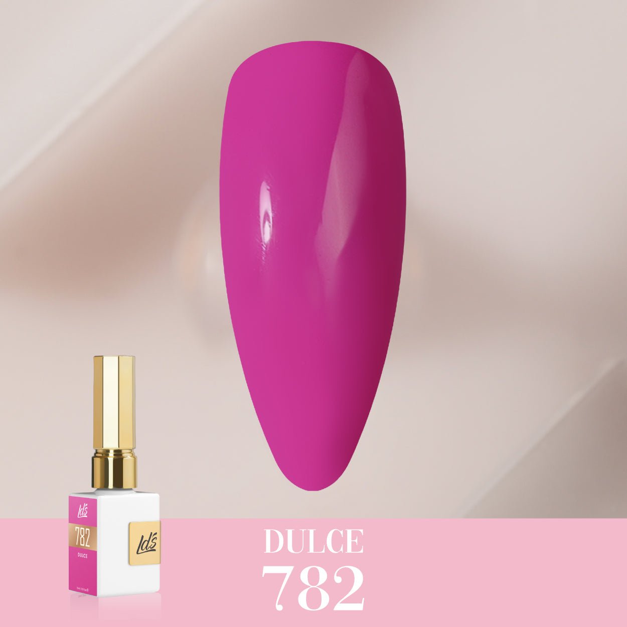 LDS Color Craze Gel Nail Polish - 782 Dulce - 0.5oz - DTK Nail Supply
