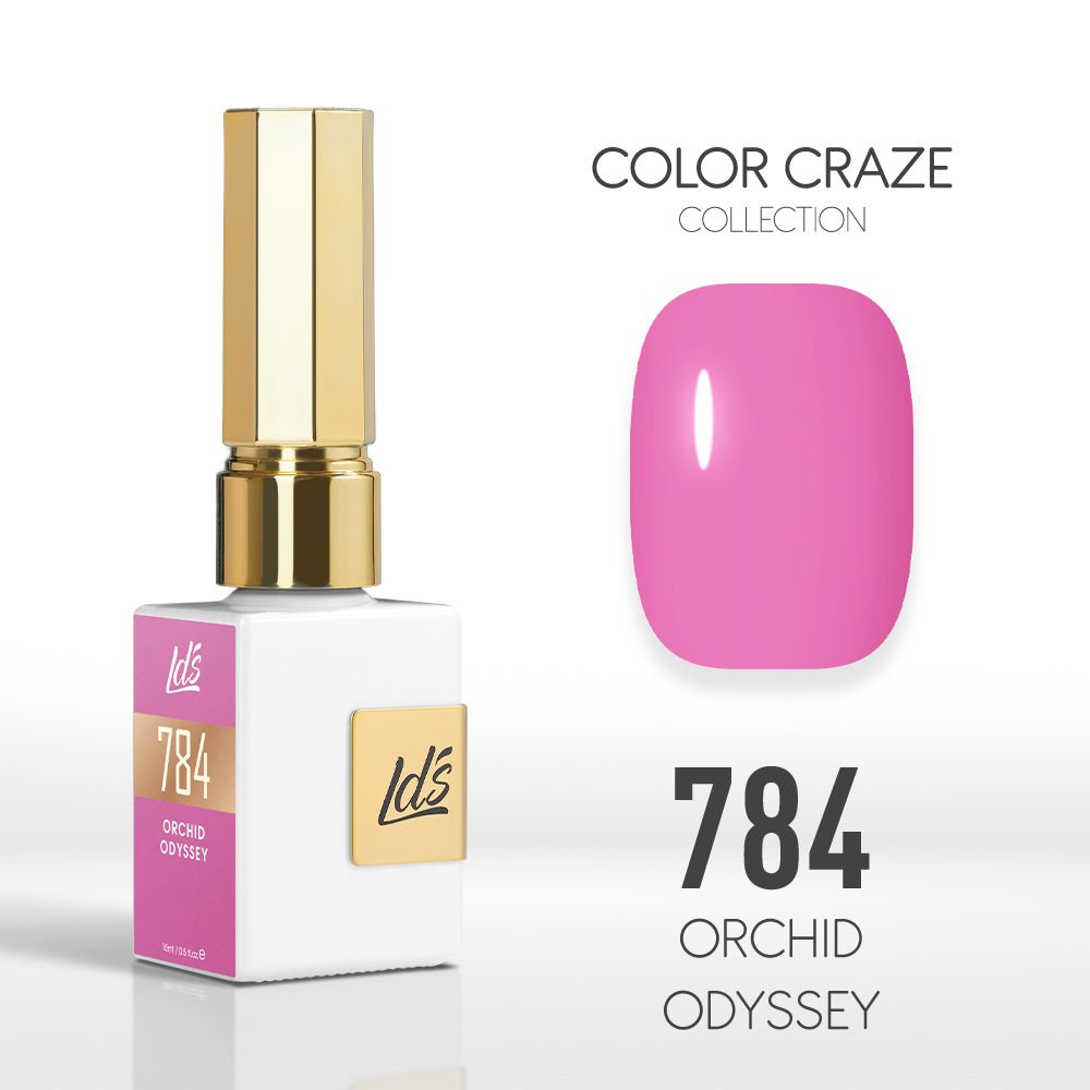 LDS Color Craze Gel Nail Polish - 784 Orchid Odyssey - 0.5oz - DTK Nail Supply