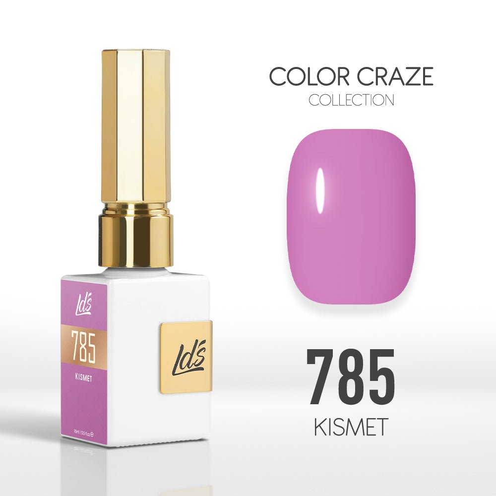 LDS Color Craze Gel Nail Polish - 785 Kismet - 0.5oz - DTK Nail Supply