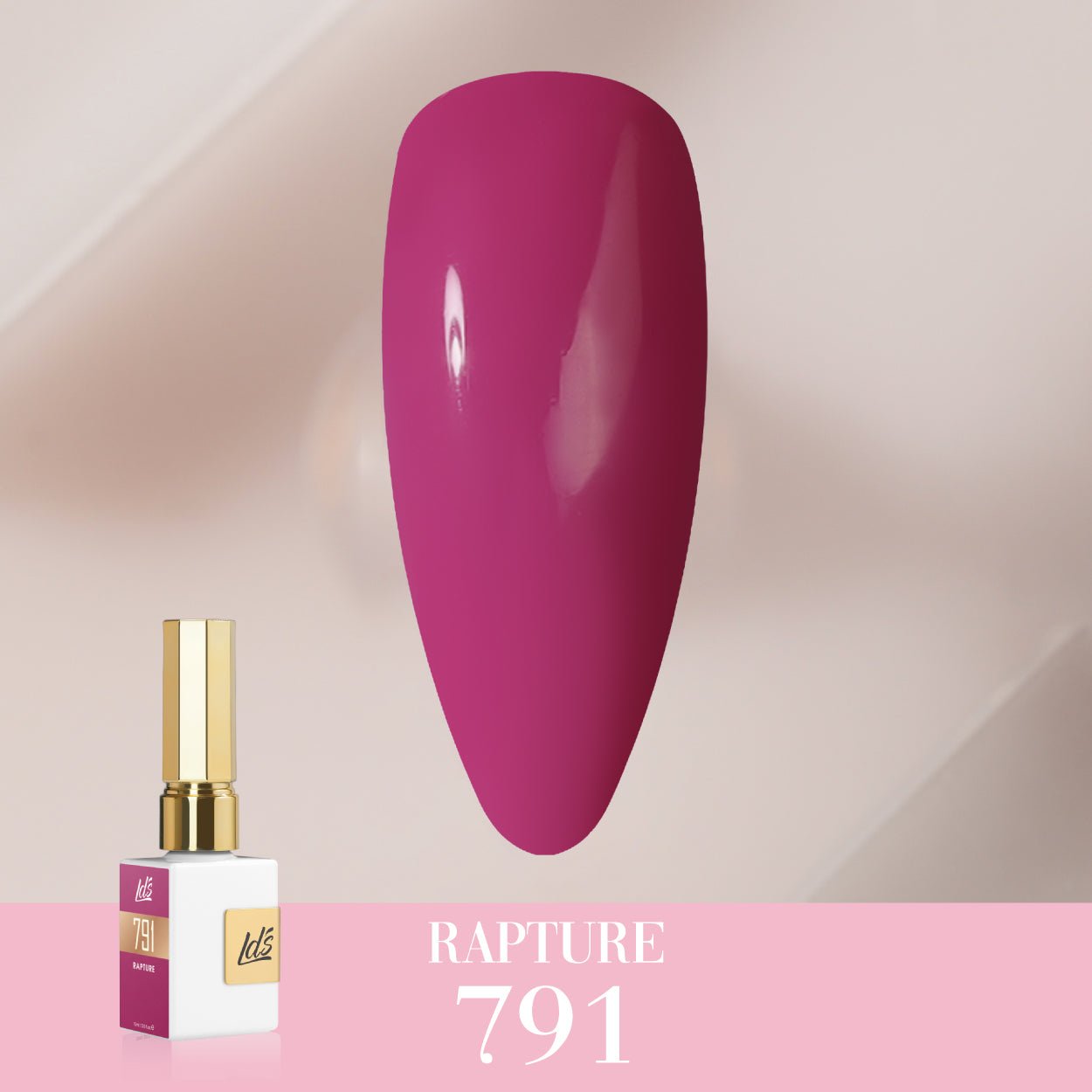 LDS Color Craze Gel Nail Polish - 791 Rapture - 0.5oz - DTK Nail Supply