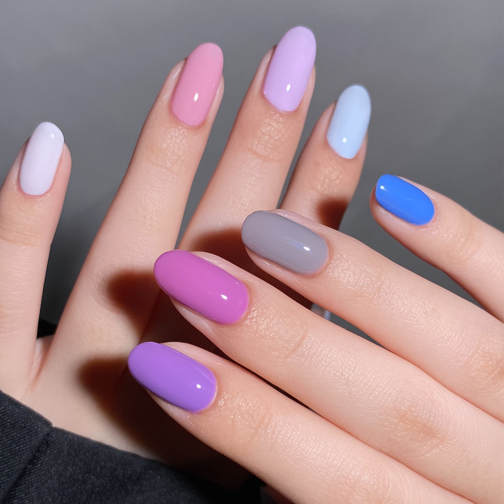 LDS Color Craze Gel Nail Polish - 795 Purple Jasper - 0.5oz - DTK Nail Supply