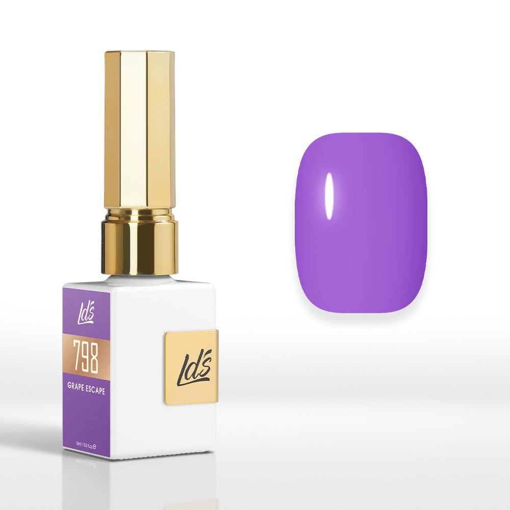 LDS Color Craze Gel Nail Polish - 798 Grape Escape - 0.5oz - DTK Nail Supply