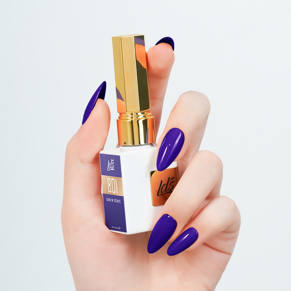 LDS Color Craze Gel Nail Polish - 801 Gin N Toxic - 0.5oz - DTK Nail Supply
