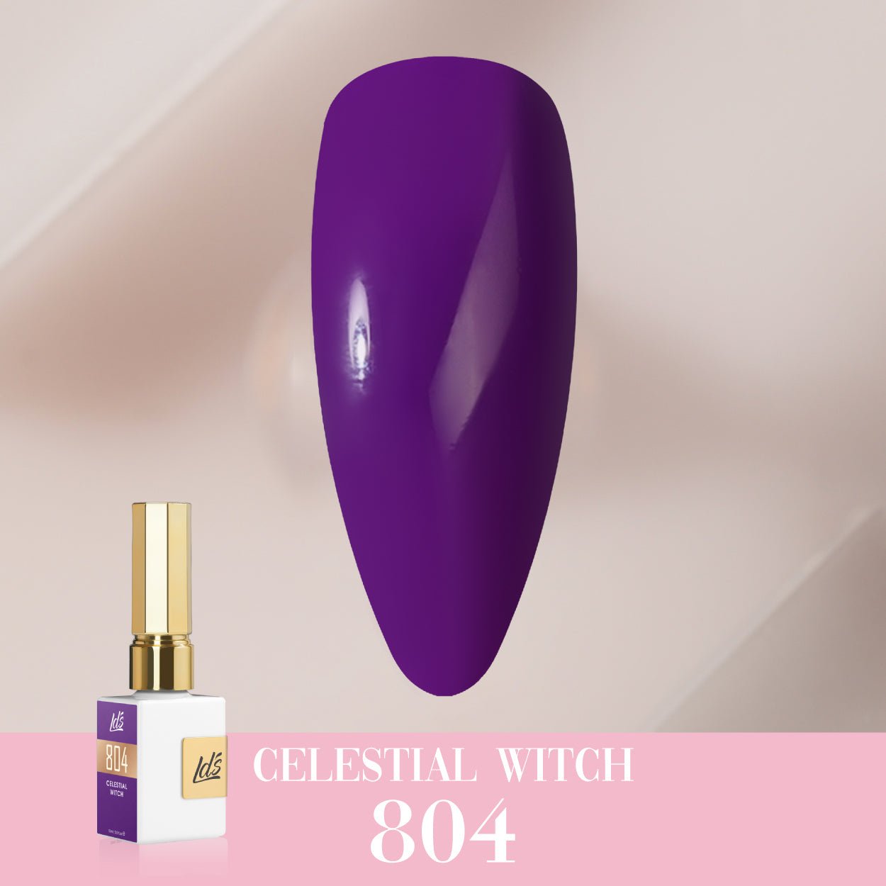 LDS Color Craze Gel Nail Polish - 804 Celestial Witch - 0.5oz - DTK Nail Supply