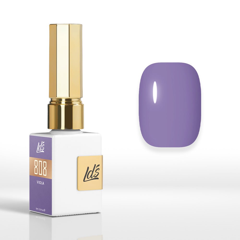 LDS Color Craze Gel Nail Polish - 808 Viola - 0.5oz - DTK Nail Supply