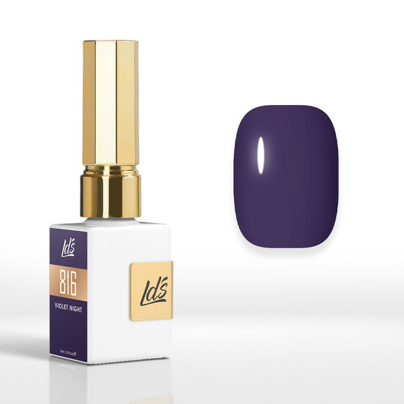 LDS Color Craze Gel Nail Polish - 816 Violet Night - 0.5oz - DTK Nail Supply