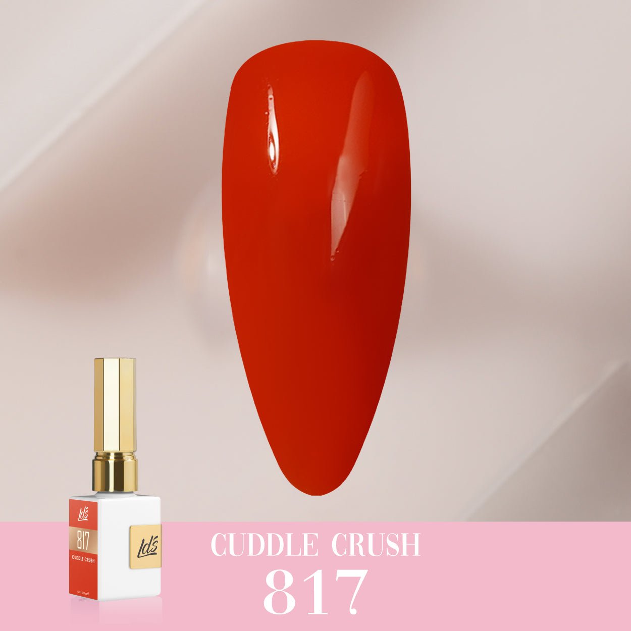 LDS Color Craze Gel Nail Polish - 817 Cuddle Crush - 0.5oz - DTK Nail Supply