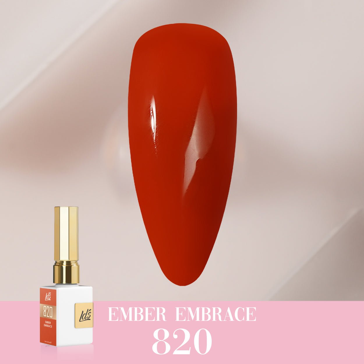 LDS Color Craze Gel Nail Polish - 820 Ember Embrace - 0.5oz - DTK Nail Supply