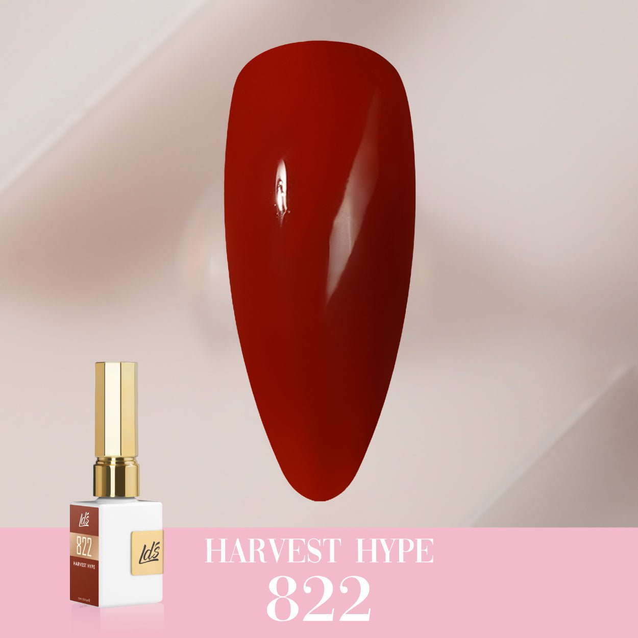 LDS Color Craze Gel Nail Polish - 822 Harvest Hype - 0.5oz - DTK Nail Supply