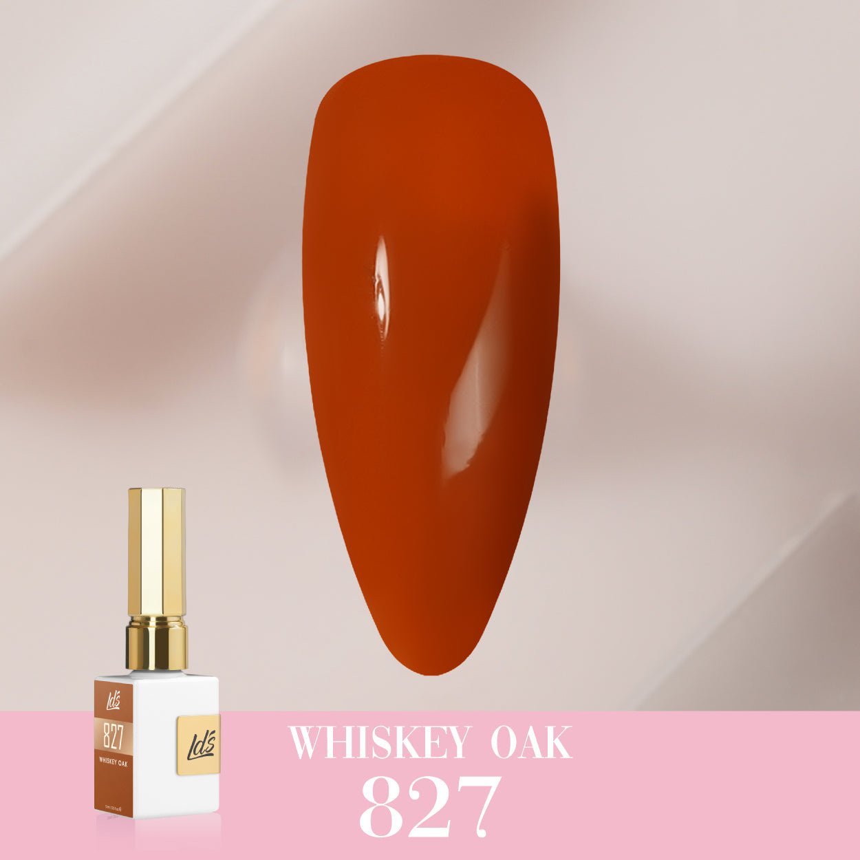 LDS Color Craze Gel Nail Polish - 827 Whiskey Oak - 0.5oz - DTK Nail Supply