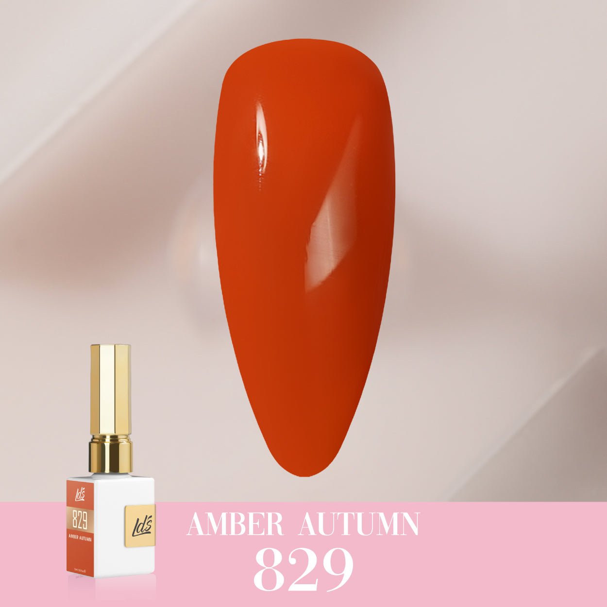 LDS Color Craze Gel Nail Polish - 829 Amber Autumn - 0.5oz - DTK Nail Supply