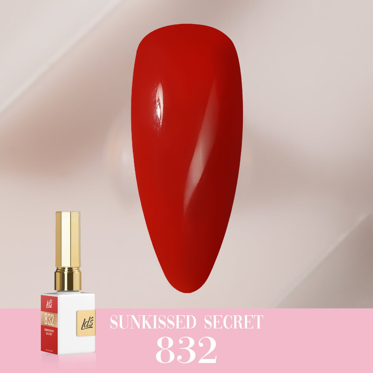 LDS Color Craze Gel Nail Polish - 832 Sunkissed Secret - 0.5oz - DTK Nail Supply