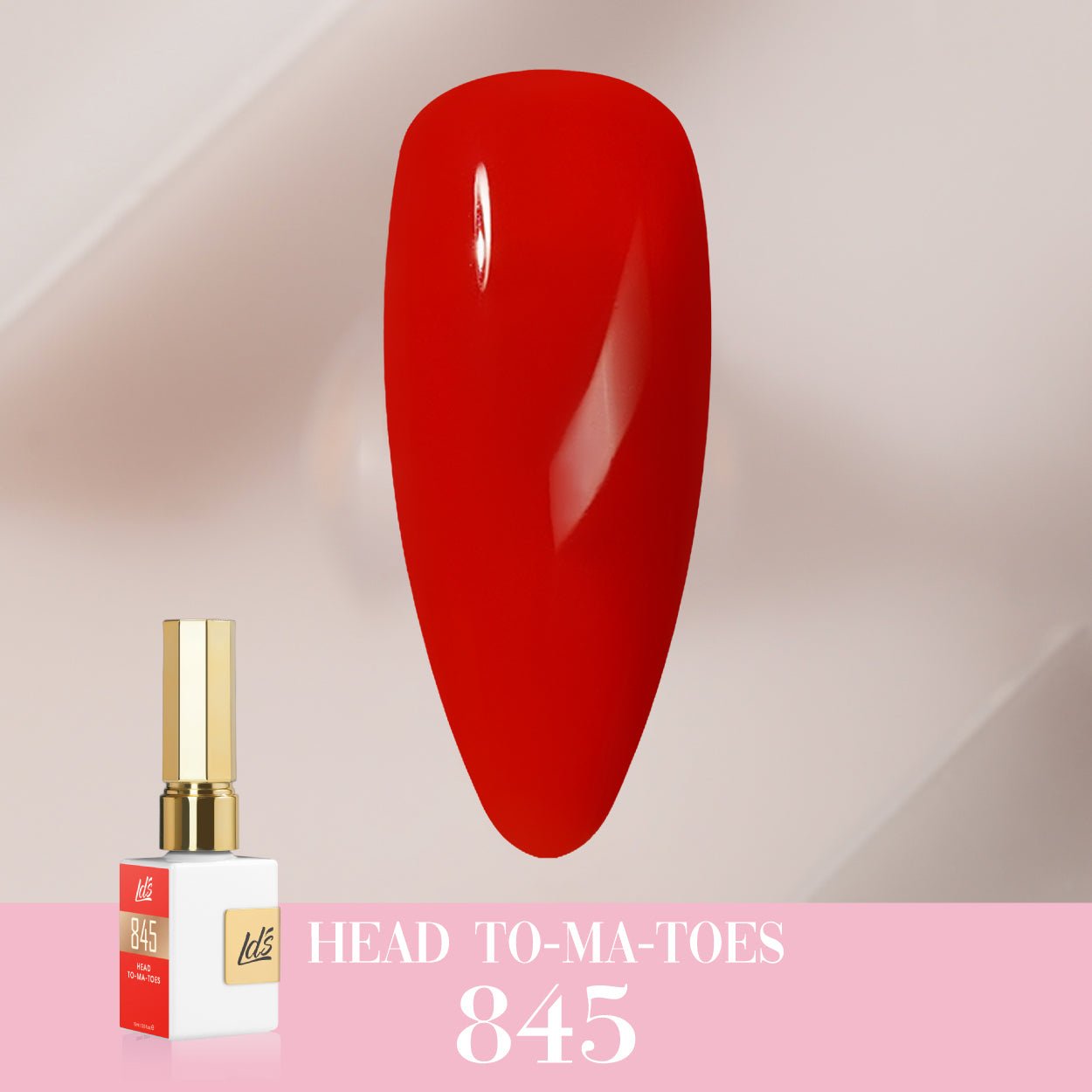 LDS Color Craze Gel Nail Polish - 845 Head To - Ma - Toes - 0.5oz - DTK Nail Supply
